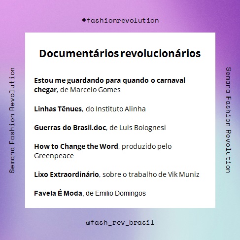 UFSC Blumenau terá programação na Semana Fashion Revolution 2022